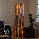 Tangerine Onyx Floor Lamp #3