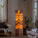 Miami Sunset Onyx Floor Lamp - 59" Tall - (#2)