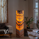 Miami Sunset Onyx Floor Lamp - 59" Tall - (#2)