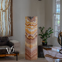 Miami Sunset Onyx Floor Lamp - 59" Tall - (#2)