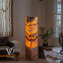 Miami Sunset Onyx Floor Lamp - 59" Tall - (#2)