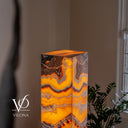 Miami Sunset Onyx Floor Lamp - 59" Tall - (#2)