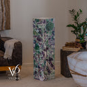 Fluorite Crystal Floor Lamp #5 – 39.5" Tall × 10" × 10"