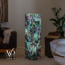 Fluorite Crystal Floor Lamp #5 – 39.5" Tall × 10" × 10"