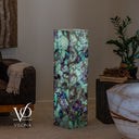 Fluorite Crystal Floor Lamp #5 – 39.5" Tall × 10" × 10"