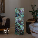 Fluorite Crystal Floor Lamp #5 – 39.5" Tall × 10" × 10"