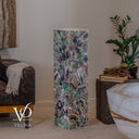 Fluorite Crystal Floor Lamp #5 – 39.5" Tall × 10" × 10"