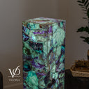 Fluorite Crystal Floor Lamp #5 – 39.5" Tall × 10" × 10"