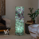 Fluorite Floor Lamp #7 – 47.5" Tall × 10" Square