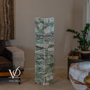 Fluorite Floor Lamp – 49.5" Tall × 10" Square