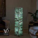 Fluorite Floor Lamp – 49.5" Tall × 10" Square
