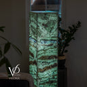 Fluorite Floor Lamp – 49.5" Tall × 10" Square