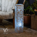 Arctic Onyx Floor Lamp - Small - 31.5"H x 8"W - Square - #3