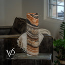 Tangerine Onyx Cylinder Table Lamp — 19.75″