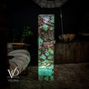 Fluorite Floor Lamp - Medium - 43.5"H x 10"W - Square - #10