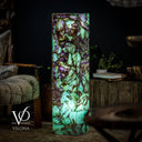 Fluorite Floor Lamp - Medium - 43.5"H x 10"W - Square - #10