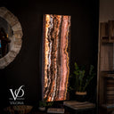 Rosa Onyx Crystal Wall Panel - 19.75" Wide x 59" Tall x 4" Deep (Single #1)