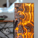 Honeycomb Onyx Floor Lamp -Exotic - Large - 55” Tall, 11.75 x 11.75" Square - #3
