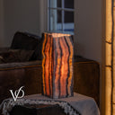 Rosa Onyx Live Edge Table Lamp – 16" Tall × 6" Square #2