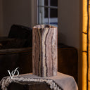 Rosa Onyx Live Edge Table Lamp – 16" Tall × 6" Square #2
