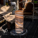 Sahara Onyx - 20" Tall, x 7.5" Diameter (Large Table Lamp #1)