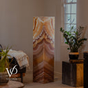 Miami Sunset Onyx Floor Lamp - 51.25" Tall - (#1)