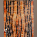 Tangerine Onyx Floor Lamp – 57.25" Tall × 12" Square