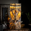 Aqua Onyx Floor Lamp - Small - 37.5"H x 12"W - Square - #3