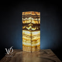 Aqua Onyx Square Table Lamp (Small #64)