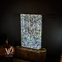Exotic Mosaic Fluorite Crystal Wall Panels