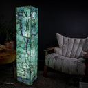 Fluorite Floor Lamp - Medium - 55"H x 11.5"W - Square - (12/19)