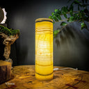 Honeycomb Onyx Lamp (Cylinder Table Lamp #2)