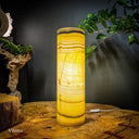 Honeycomb Onyx Lamp (Cylinder Table Lamp #2)