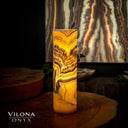 Honeycomb Onyx Lamp (Cylinder Table Lamp #6)