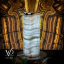 Ice Onyx Table Lamp (Live Edge #5)