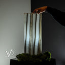 Polished White Ice Onyx Lamp (Exotic Table Lamp #5)