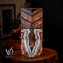 Rosa Onyx Floor Lamp - Small - 35.5"H x 12"W - Square - #5