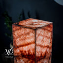 Rosa Onyx Floor Lamp - Medium - 47.5"H x 10"W - Square - #7