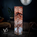 Rosa Onyx Floor Lamp - Medium - 47.5"H x 10"W - Square - #7