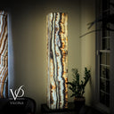 Sahara Onyx Floor Lamp - Large - 63"H x 12"W - Square - #1