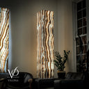 Sahara Onyx Floor Lamp - Large - 63"H x 12"W - Square - #2