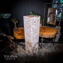 Sahara Onyx Floor Lamp - Exotic - Polished - Medium - 47.5"H x 12"W - Square - #2