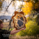 Tangerine Crystal Onyx Bowl #5