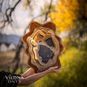 Tangerine Crystal Onyx Bowl #5