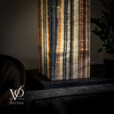Tangerine Onyx Floor Lamp - Large - 63"H x 12"W - Square - #1