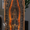 Tangerine Onyx Floor Lamp – 51" Tall × 12" Square #4