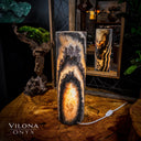 Tangerine Sierra Onyx Lamp (Table Lamp #10)