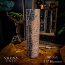 Tangerine Sierra Onyx Lamp (Table Lamp #14)