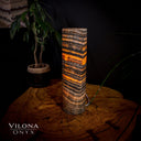 Tangerine Sierra Onyx Lamp (Table Lamp #16)