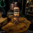 Tangerine Sierra Onyx Lamp (Table Lamp #5)
